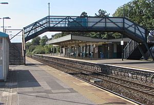 Barry railway station footbridge (geograph 6259974)