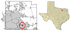 Location of St. Paul in Collin County, Texas