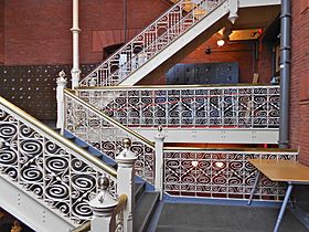 Furness Lib stairway 1 UPenn