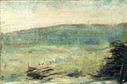 Georges Seurat - Landscape at Saint-Ouen PC 7