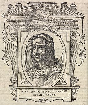 Houghton Typ 525 68.864 - Vasari, Le vite - Marcantonio