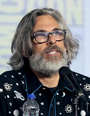 Chabon at San Diego Comic Con in 2019