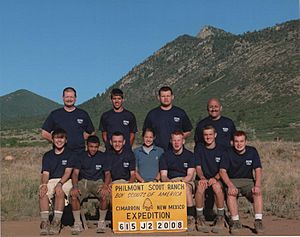 Philmont Scout Ranch trek crew 2008