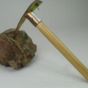 Prospecting Pickaxe with rock