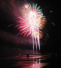 Tybee island georgia july 4 fireworks