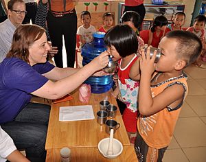 USAID Delivers Deworming Medication to Kindergartners in Nam Dinh Province (8920938742)