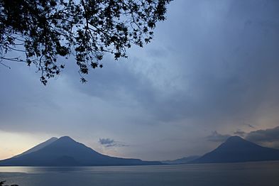 Volcanoes of lake Atitlan