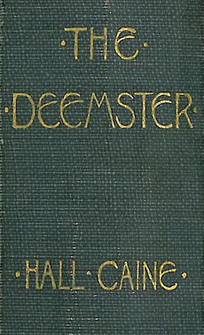 'The Deemster' by Hall Caine - Spine detail