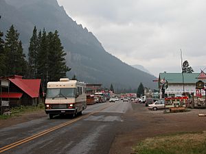 Entering Cooke City from the east