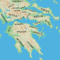 Ancient Greek southern regions