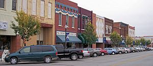 Commercial Street in downtown Atchison (2006)