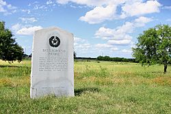 Battleground prairie historical marker