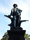Bronze monument to Robert Burns by F. W. Pomeroy, Sydney