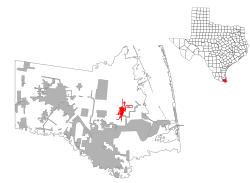 Location of Bayview, Texas