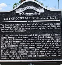 Cotulla, TX Historic District sign IMG 7715 1 1 1