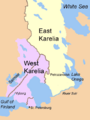 East and West Karelias