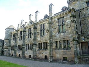 Falkland Palace South Range from the Courtyard - geograph.org.uk - 3105967