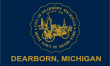 Flag of Dearborn, Michigan