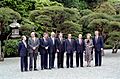 G-7 Economic Summit Leaders at the Imperial Palace Gardens