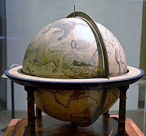 Himmelsglobus Mercator Detail