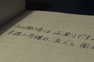 Japanese Writing System Yokogaki
