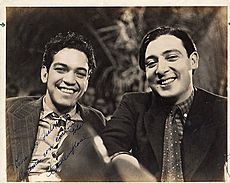 Manuel Medel and Cantinflas, circa 1938