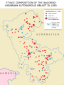 Nagorno Karabakh Ethnic Map 1989