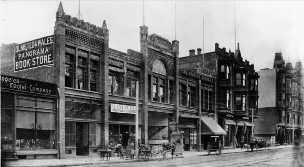 Panorama Building, E side of Main between Mayo (3rd) and 4th, c.1890