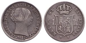 Real, Spain, 1852, Isabella II