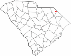 Location of Clio in South Carolina