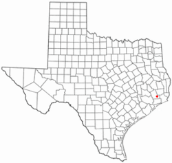 Location of Devers, Texas