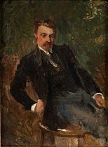 Venny Soldan-Brofeldt - Portrait of Juhani Aho (1890)