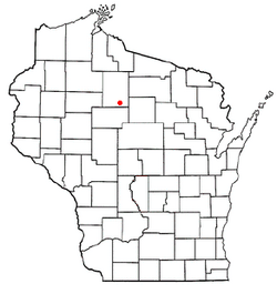 Location of Hill, Wisconsin