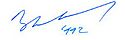 Baudouin's signature