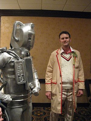 A Cyberman and the Fifth Doctor