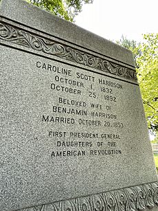 Benjamin Harrison grave - June 2022 - Sarah Stierch 04