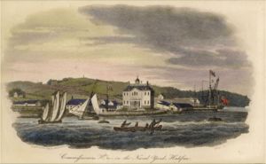 Commissioners House, in the Naval Yard, Halifax, 1804