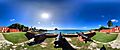 Fort Frederik, St. Croix, USVI -- cannon battery facing west