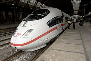 ICE train at Amsterdam Centraal station