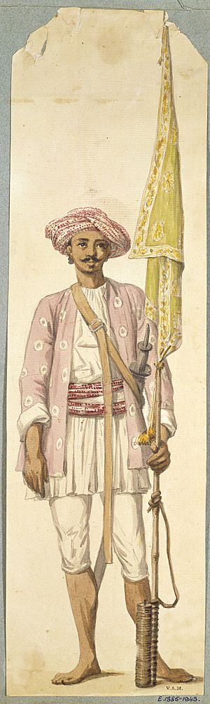 Indian soldier of Tipu Sultan's army