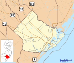 Sweetwater, New Jersey is located in Atlantic County, New Jersey