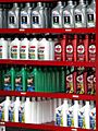 Motor oil bottles variousbrands