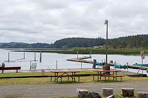 The North Beach recreation area on Siltcoos Lake