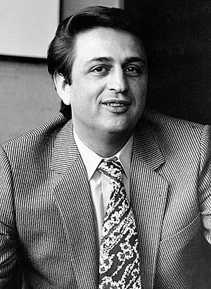 Sadeq Tabatabaei as Spokesman for the interim government of Iran - 1979 (2).jpg