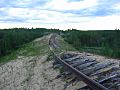 Transpolar Railway between Salekhard and Nadym