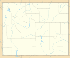 Map showing the location of Middle Teton Glacier