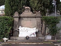 Verano - Monument to Goffredo Mameli