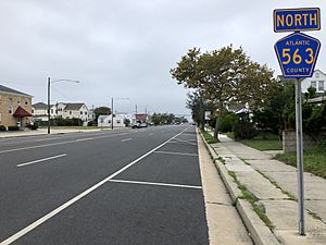 2018-09-14 13 48 30 View north along Atlantic County Route 563 (Jerome Avenue) just north of Atlantic County Route 629 (Ventnor Avenue) in Margate City, Atlantic County, New Jersey