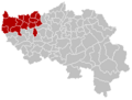 Arrondissement Waremme Belgium Map