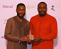 Babatunde Apalowo and Tope Tedela with Teddy Award, Berlinale 2023